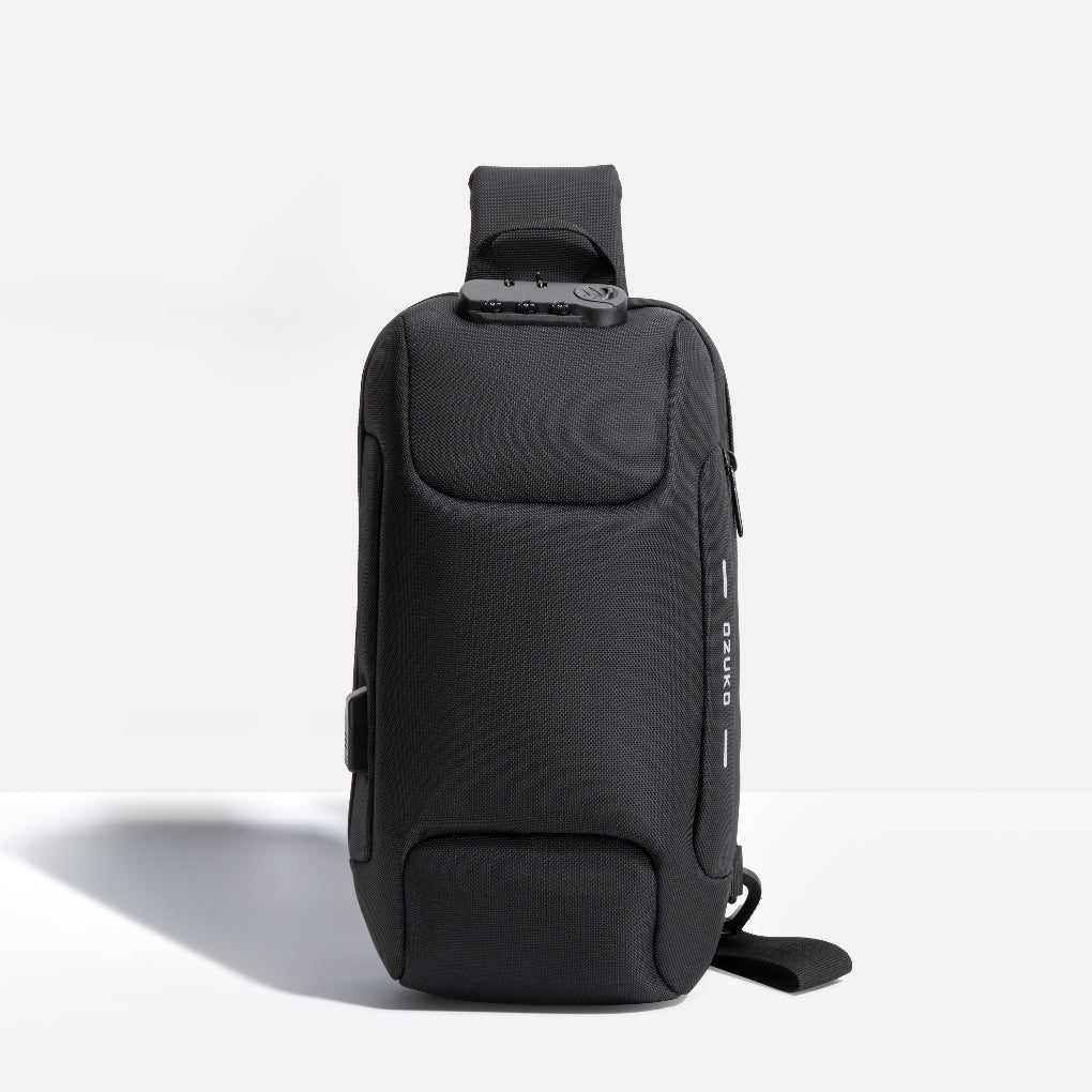 Olvoria | Sling Bag with USB Charging & Lock