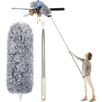 Olvoria | Plumero telescópico con mango extensible para limpieza en altura