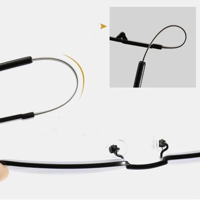 Olvoria | Titanium Progressive Distance and Near Dual-Use Reading Glasses
