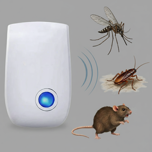Olvoria | Ultrasonic Mouse Repeller – Odorless Pest Control Safe for Children & Pets