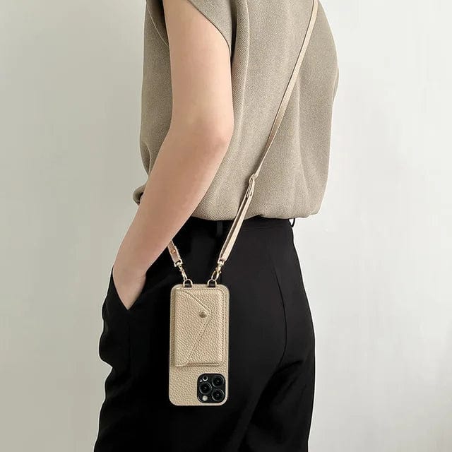 Olvoria | Unisex Phone Pouch with Wallet and Strap