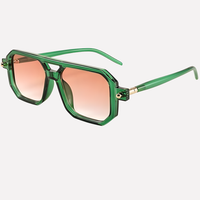 Olvoria | Unisex τετράγωνα γυαλιά ηλίου aviator