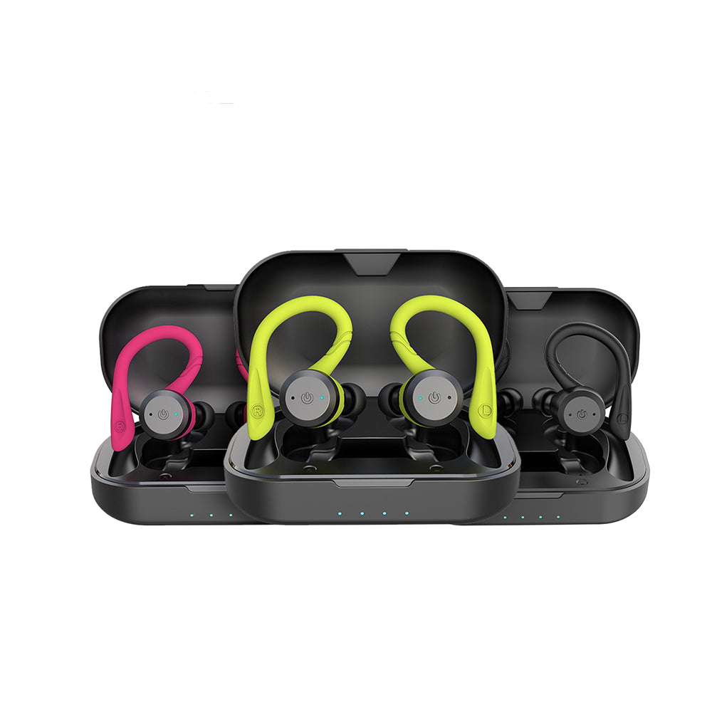 Olvoria | Vega Waterproof Wireless Sport Earbuds – 20 Hours Playtime | Bluetooth 5.0, IPX7 for Swimming & Fitness
