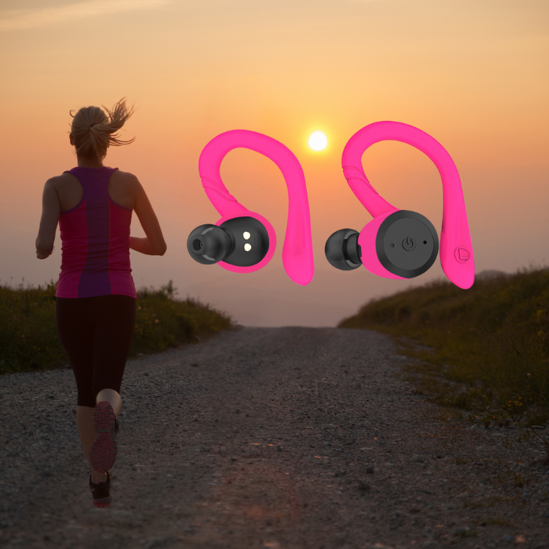 Olvoria | Vega Waterproof Wireless Sport Earbuds – 20 Hours Playtime | Bluetooth 5.0, IPX7 for Swimming & Fitness