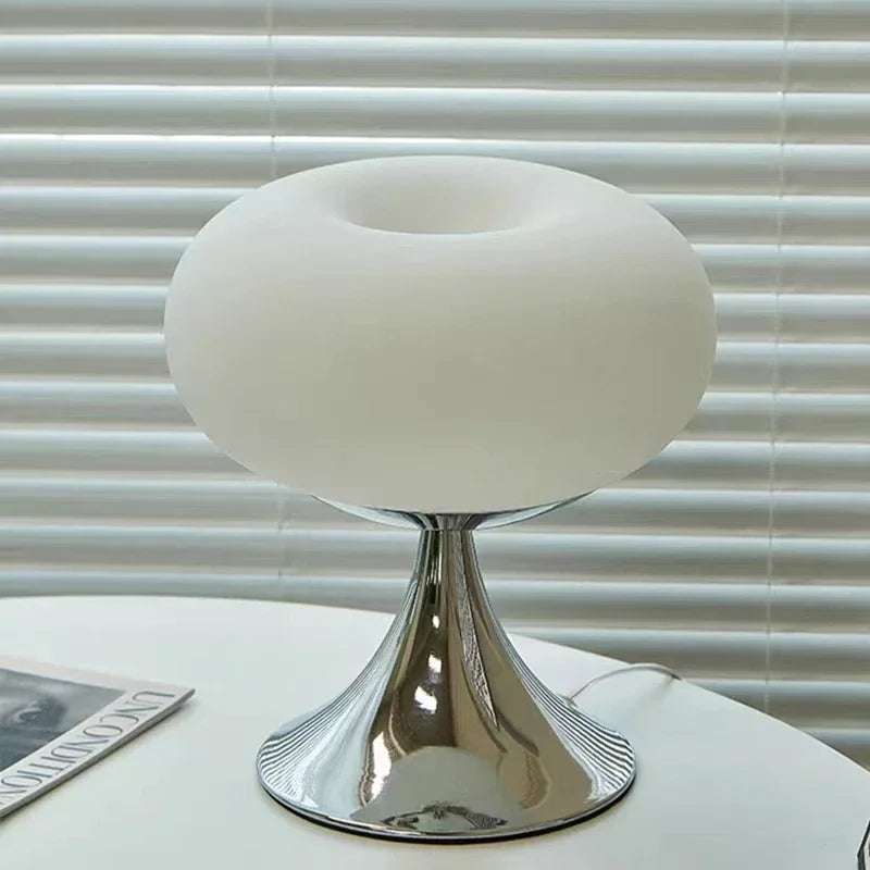 Olvoria | Vintage Apple Table Lamp with Bauhaus Style
