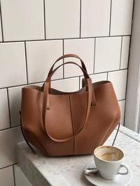 Olvoria | Voss – Bolso de hombro vintage de cuero para mujer | Diseño espacioso, elegante y atemporal
