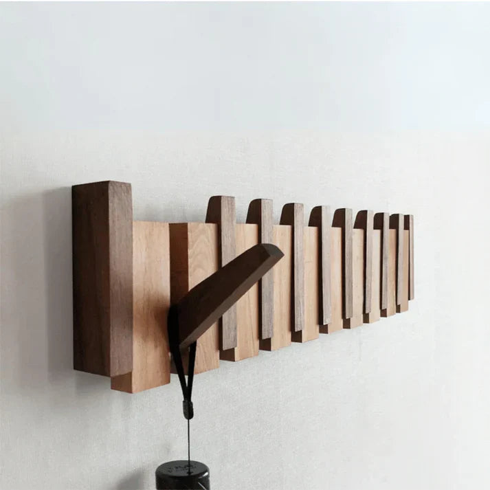 Olvoria | Wall Coat Rack with Piano Key Design