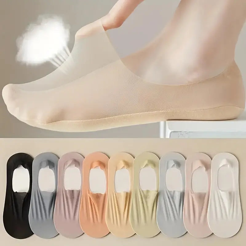Olvoria | Women's Ankle Socks with Non-Slip - Summer Socks