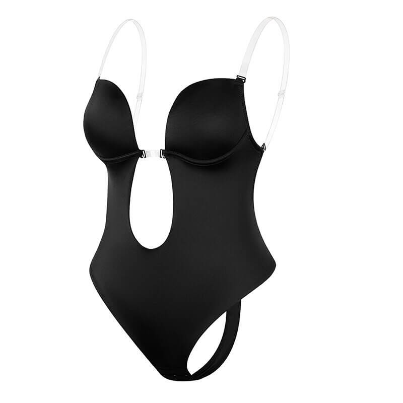 Olvoria | Women's Backless Deep V Bodysuit