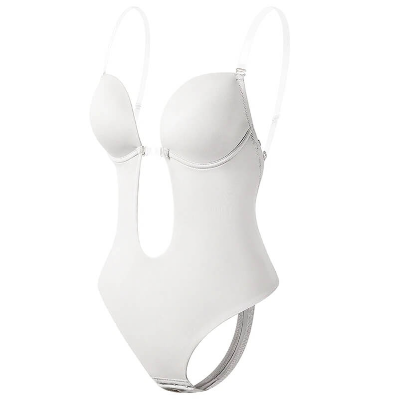 Olvoria | Women's Backless Deep V Bodysuit