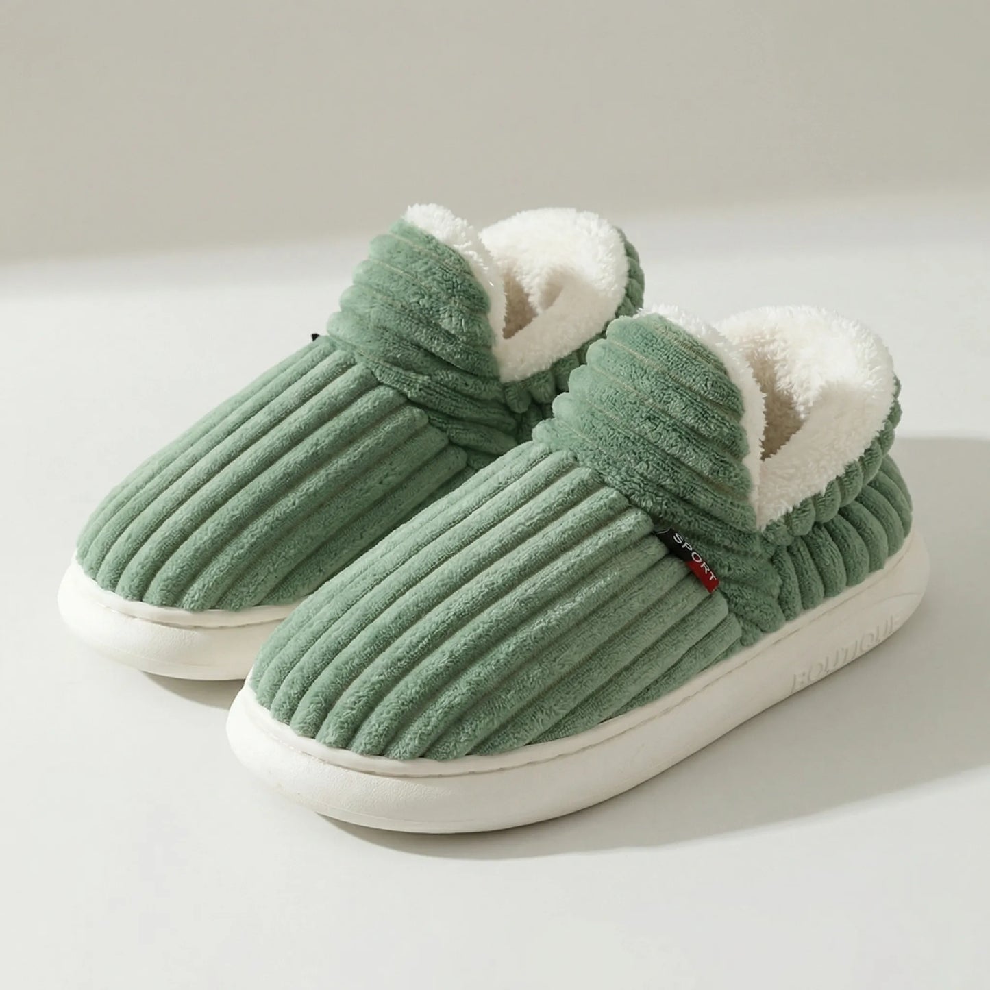 Olvoria | Women's Bootie Slippers - Cozy Indoor Footwear