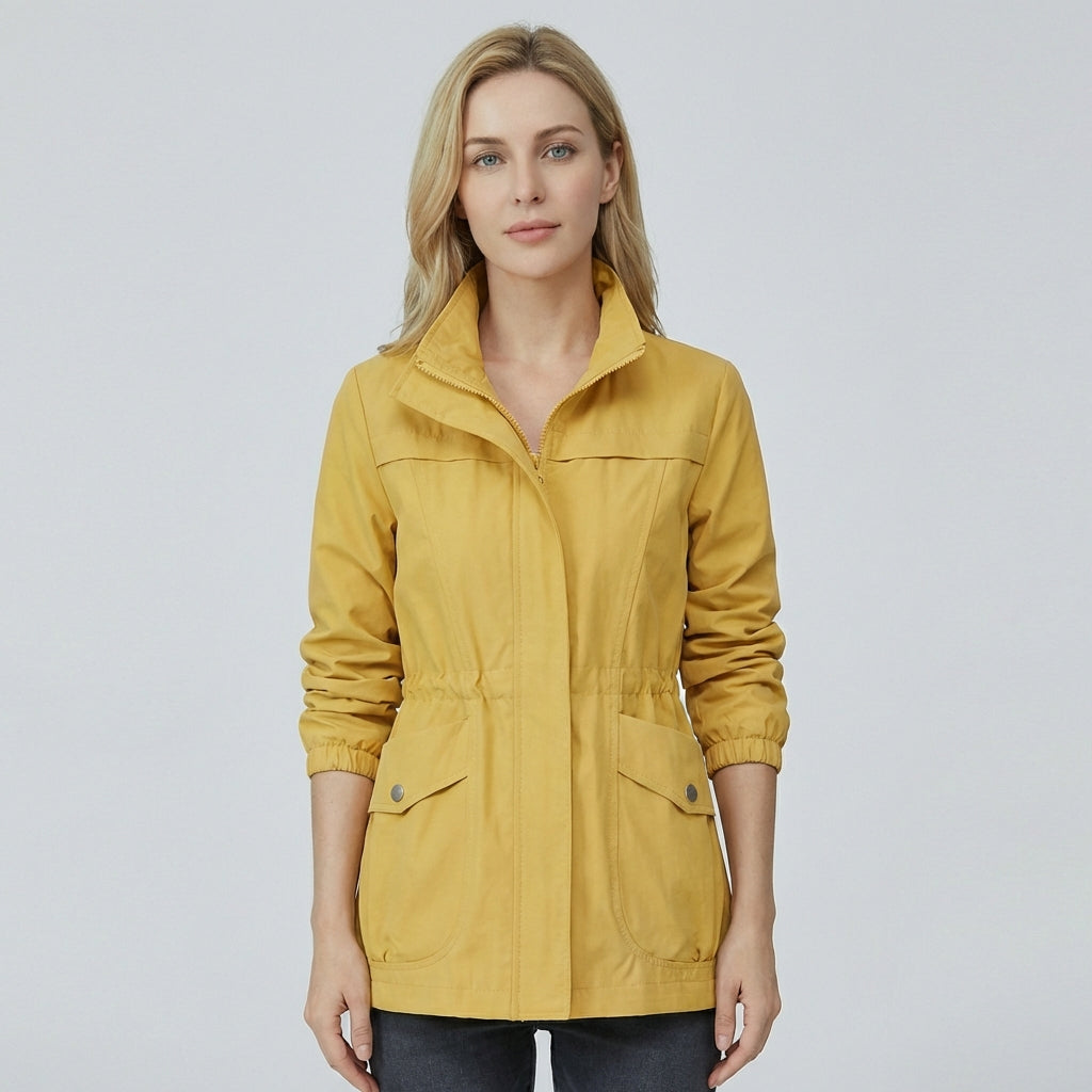 Olvoria | Women's Lightweight Anorak Jacket with Adjustable Waist