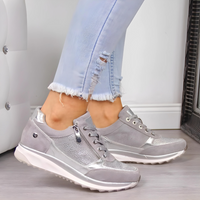 Olvoria | Zapatillas ortopédicas para mujer con cremallera lateral