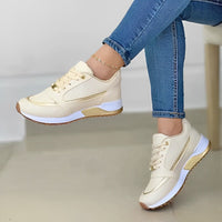 Olvoria | Baskets pour femme avec accents métalliques