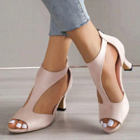 Olvoria | Tacones abiertos con tira en T para mujer