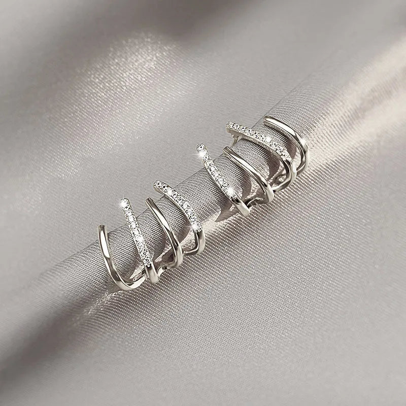 Olvoria | Women’s Twist Earrings | Lightweight Statement Jewelry | Hypoallergenic Finish