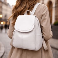 OPULENZA – Elegante mochila de cuero antirrobo para mujer