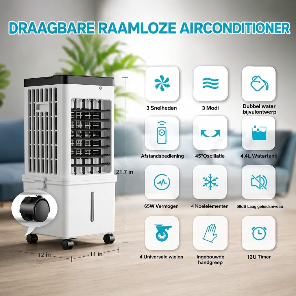 Portable Windowless Air Conditioner | Instant Coolness