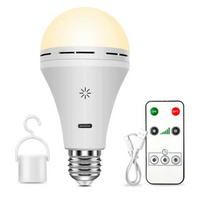 Bombilla LED recargable con control remoto – practicidad y ahorro energético