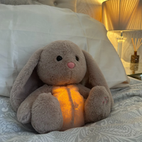 Jouet en peluche relaxant avec respiration et veilleuse - Apaisant
