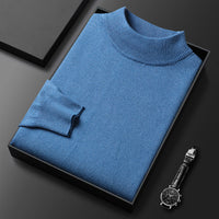 Ryan | Jersey de Punto de Invierno con Cuello Alto y Media Cremallera