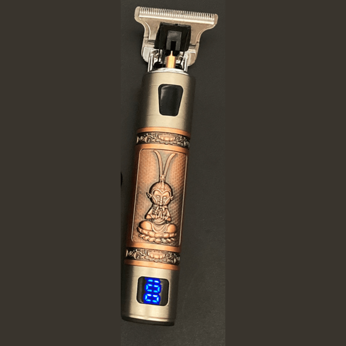 SKULLTRIM – Vintage beard trimmer with battery and precise cut for beard and hair