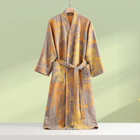 Albornoz suave de algodón estilo kimono