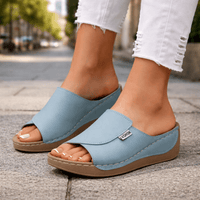 SOFTRA - Sandalias ortopédicas para mujer con acolchado suave para caminar cómoda y estable en la vida diaria