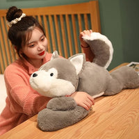 Lobo de peluche relajante para aliviar el estrés y confort para dormir