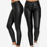 Stretch | Pantalones de cuero elásticos