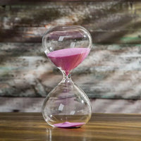Creación del tiempo Reloj de arena creativo de vidrio