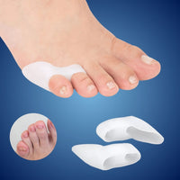 ToeGuard Ortopedické rozdeľovače prstov | Korektor hallux valgus - narovnávač malíčka - na haluxy, kladivkové prsty a zarovnanie prstov Olvoria