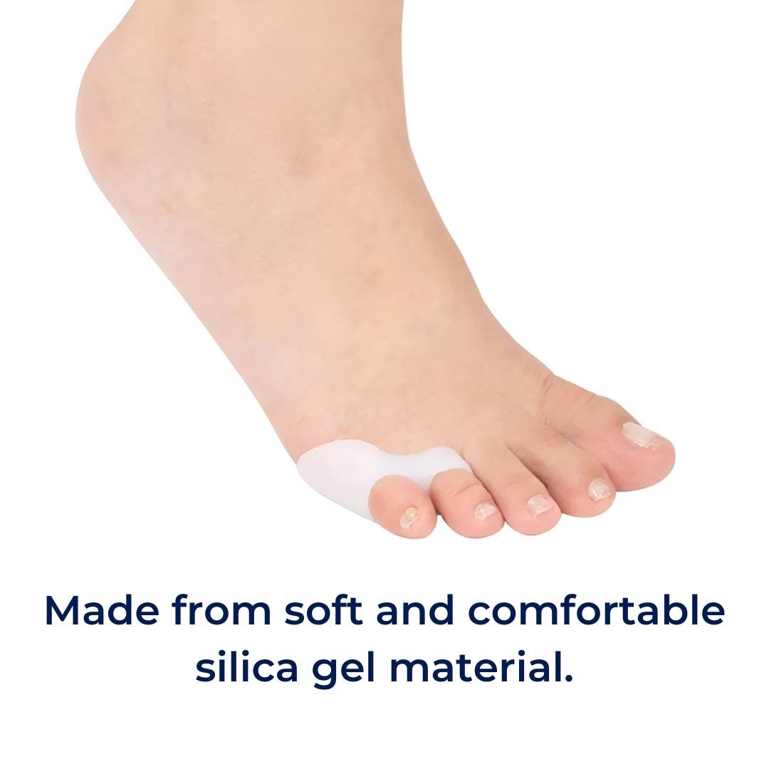 ToeGuard Orthopedic Toe Spacers | Bunionette Corrector - Little Toe Straightener - for Bunions - Hammertoe and Toe Alignment Olvoria