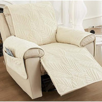 Funda para sillón reclinable con patrón de hojas verdes