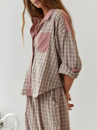 Viktoria - Pijama casual de 2 piezas