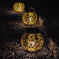 Lámpara solar colgante LED impermeable para jardín - RadiantGlow
