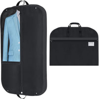Bolsa de ropa impermeable Oxford – Funda para traje con fuelle y bolsillos (paquete de 2)
