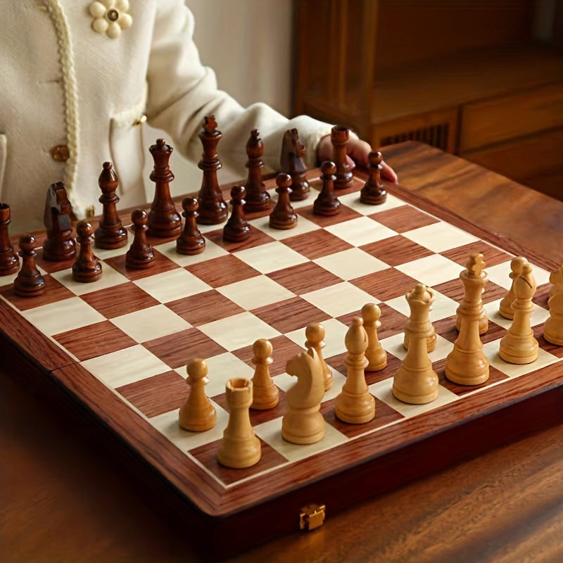 Wooden Chess Set - Ideal for Competitions