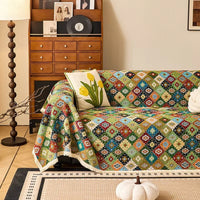 Funda de sofá kilim tribal geométrica Zahara